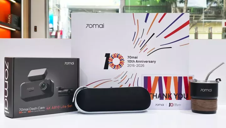 70mai kỷ niệm 10 năm thành lập, ra mắt A810 Lite và chuỗi hoạt động tri ân
