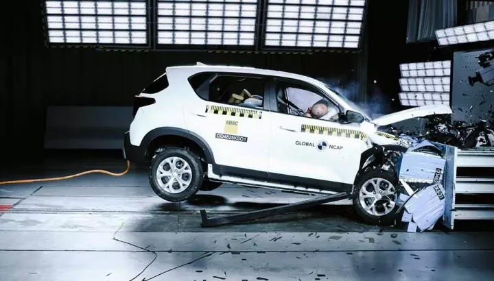 Kia Sonet chỉ đạt 1 sao trong thử nghiệm an toàn