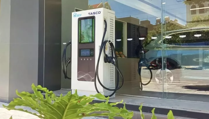 Chỉ trong hơn 1 tháng, Tasco đã phủ khoảng 50% mạng lưới trạm sạc đa thương hiệu tại Việt Nam