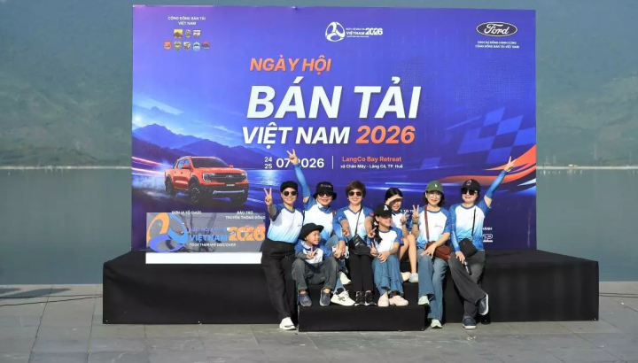 Ford Việt Nam đồng hành cùng Ngày hội Bán tải Việt Nam 2026 tại Huế, quy tụ 350 xe và 1.000 thành viên