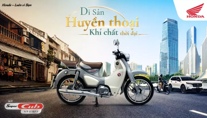 Honda Super Cub mới ra mắt tại Việt Nam, có Smart Key, giá từ 89 triệu đồng