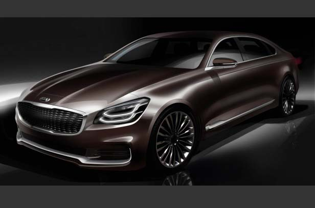 Kia K900 2019 lộ thiết kế mới xa hoa và trang nhã hơn