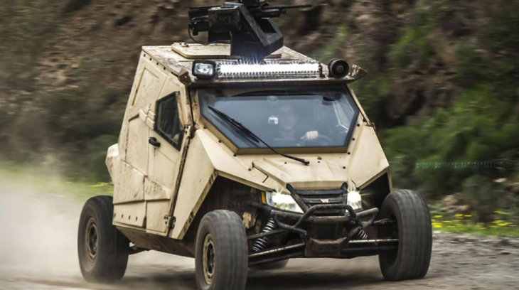 Plasan Yagu - Xe ATV bọc thép chống đạn nhỏ gọn mà an toàn