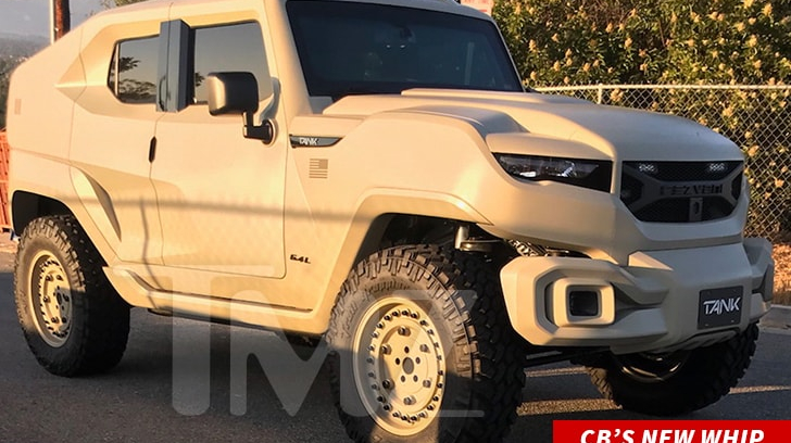 Chris Brown - tình cũ của Rihanna - tậu SUV "điên rồ" Rezvani Tank