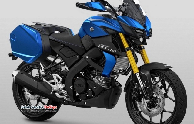 Phải chăng đây là thiết kế của Yamaha MT-15 Tracer hoàn toàn mới