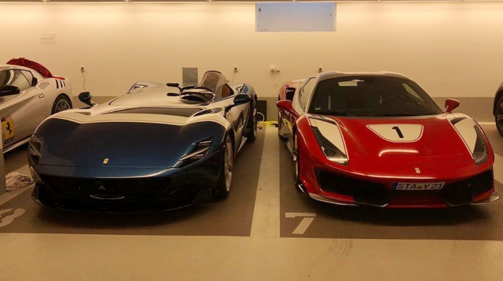Bức ảnh duyên nợ: Siêu xe "ích kỷ" Ferrari Monza SP1 đỗ cạnh hàng độc Ferrari 488 Pista Spider Nikki Lauda