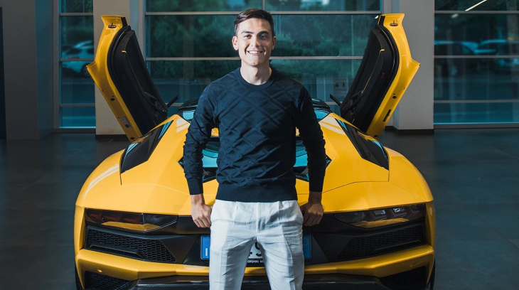 Paulo Dybala tậu siêu xe Lamborghini Aventador S mui trần để ăn mừng bàn thắng thứ 100 cho Juventus