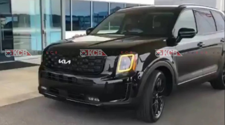 Kia Telluride 2022 rò rỉ "ảnh nóng", có thêm phiên bản Nightfall Edition giống Seltos