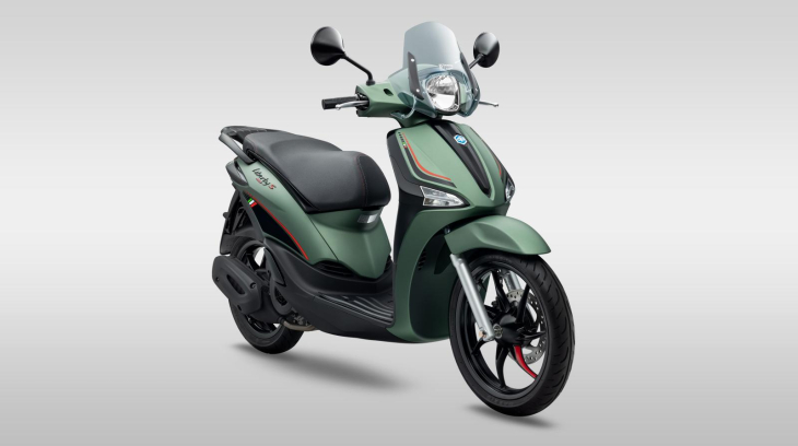 Piaggio Liberty S có thêm phiên bản đặc biệt với màu xanh quân đội độc đáo