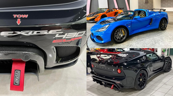 Cặp đôi Lotus Exige bản Final Edition của đại gia Việt, chỉ còn thiếu 1 sản phẩm là trọn bộ