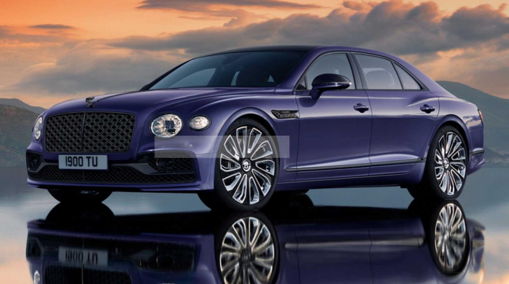 Quên các chi tiết mạ crôm lấp lánh đi, Bentley Flying Spur Mulliner Blackline sẽ là xu hướng chơi xe của 2023