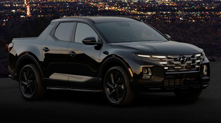 Xe bán tải Hyundai Santa Cruz hứa hẹn gây sốt nếu về Việt Nam có thêm phiên bản "bóng tối"