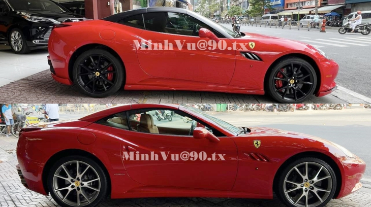 Cặp đôi Ferrari California đồng màu, cùng chủ nhân nhưng mang 2 phong cách khác nhau tại Sài thành