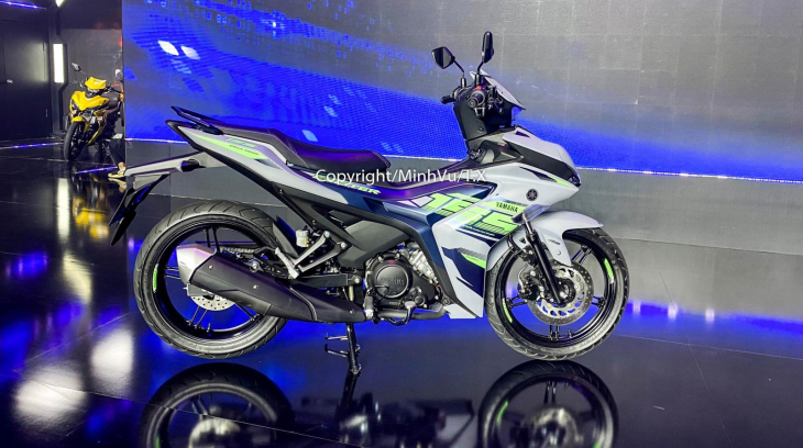 Cận cảnh Yamaha Exciter 155 ABS 2023 với tông màu hứa hẹn sẽ gây thích thú cho giới trẻ, giá chỉ 54 triệu đồng