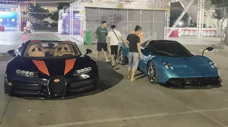 Sự thật cặp đôi Bugatti Chiron và Pagani Huayra mới xuất hiện tại Việt Nam