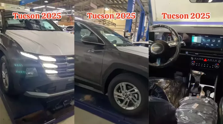 Hyundai Tucson 2025 bản thấp xuất hiện tại đại lý trước khi ra mắt Việt Nam vào tháng sau