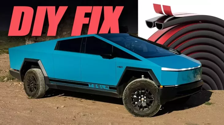 Đại lý bó tay, chủ xe Tesla Cybertruck tự mua đồ trên mạng chỉ 13 USD về khắc phục