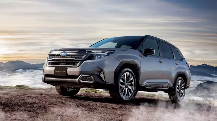 Subaru Forester 2025 là mẫu xe đầu tiên trên thế giới có túi khí bảo vệ người đi xe đạp