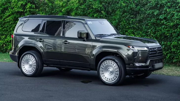 Cận cảnh Lexus GX thế hệ mới lên bộ mâm độ siêu khủng của BC Forged