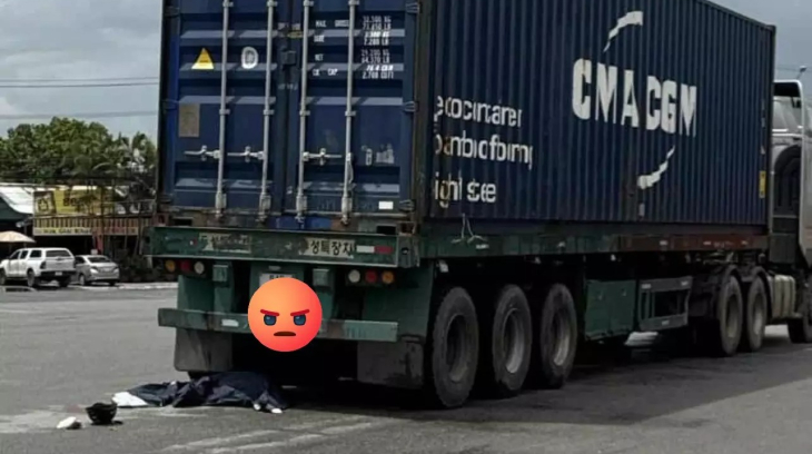 Camera hé lộ khoảnh khắc người phụ nữ đi xe máy tử vong thương tâm dưới bánh xe container tại Tây Ninh