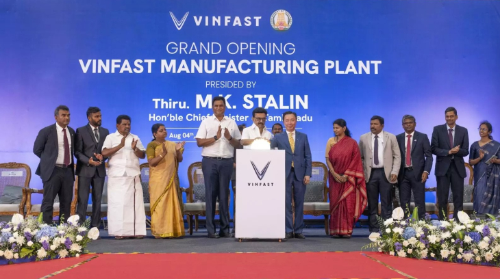 VinFast khánh thành nhà máy lắp ráp ô tô điện tại Ấn Độ