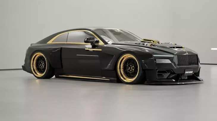 Ngắm nhìn Rolls-Royce Spectre "phủ vàng", lắp cả động cơ đốt trong, nếu thành sự thật sẽ là hàng độc