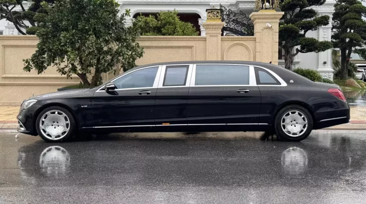 Đẳng cấp chơi xe Mercedes-Maybach S650 Pullman của đại gia Quảng Ninh