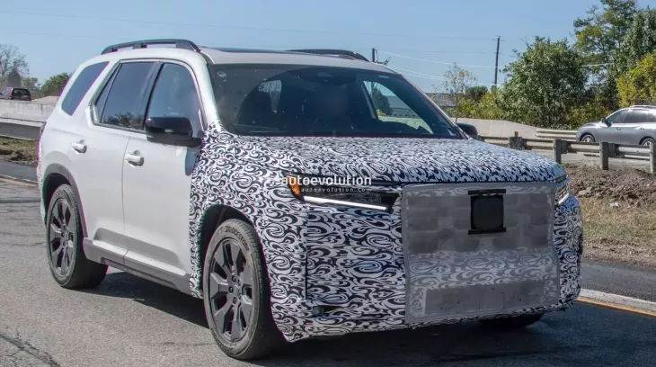 Honda Pilot 2027 bị bắt gặp trên đường với 1 số điểm không che đậy