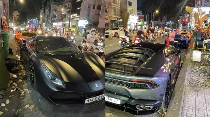 Hàng độc Lamborghini Aventador SV cùng dàn siêu xe tụ tập tại Tp.HCM