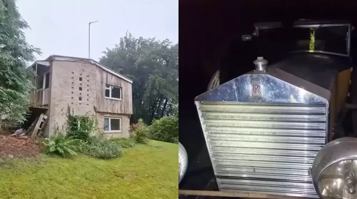 Ly kỳ về cậu chuyện ngôi nhà bỏ hoang có chiếc xe Rolls-Royce 100 năm tuổi quý hiếm