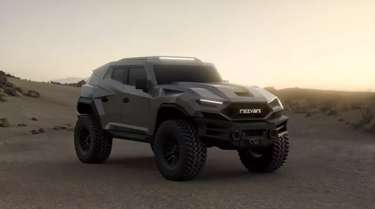 Rezvani Tank 2026 được trang bị động cơ Demon V8 1000 mã lực, có khả năng chống đạn, giá...