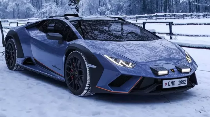 Đây là chiếc siêu xe Lamborghini rất thích những con đường phủ tuyết và off-road, 1 đại gia Việt cũng sở hữu