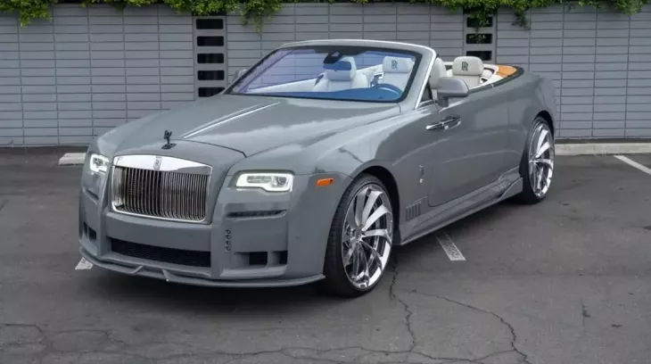 Xe mui trần Rolls-Royce Dawn độ mang đậm dấu ấn Nhật Bản, bộ mâm cũng độc đáo không kém