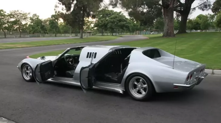 Ai đó đã kéo dài chân cho chiếc xe Chevrolet Corvette Stingray 1969 này