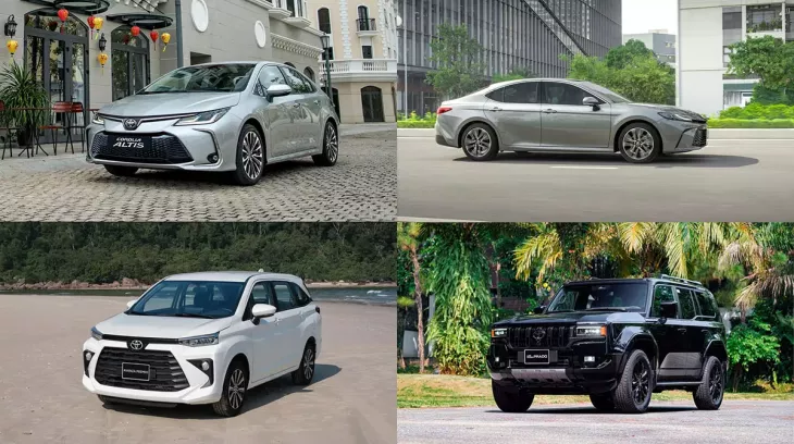 10 ô tô bán kém nhất Việt Nam tháng 1/2026: Xe Toyota chiếm một nửa