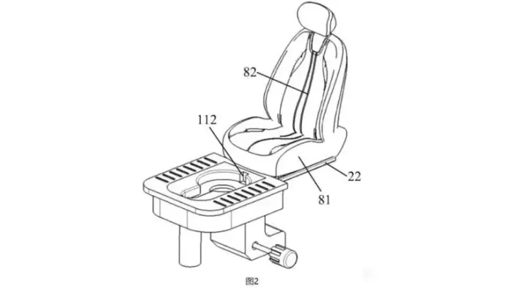Hãng xe gây nhiều tranh cãi vì ý tưởng tích hợp bồn cầu vào ghế ô tô