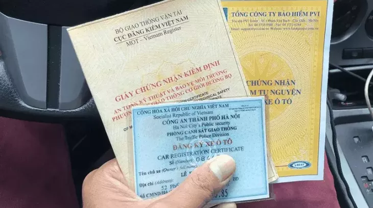 Đề xuất nộp ảnh xe khi làm thủ tục miễn kiểm định lần đầu đối với ô tô