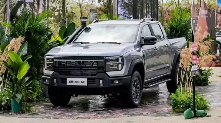 Xe bán tải Chery Rely R08 Pro ra mắt, được trang bị sẵn ống thở và màn hình cảm ứng trung tâm 15,6 inch