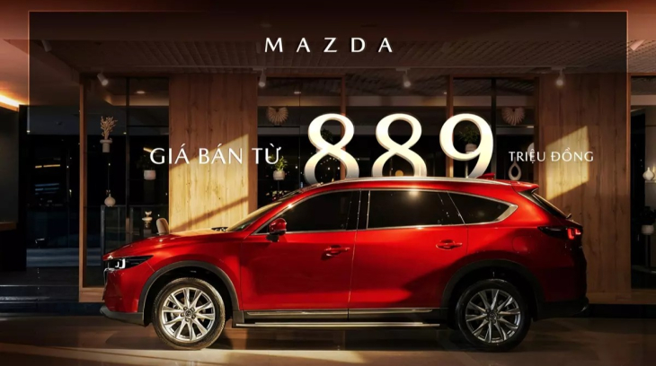 Mazda CX-8 tại Việt Nam được bổ sung bản tiêu chuẩn mới với giá rẻ hơn cả SUV cỡ C