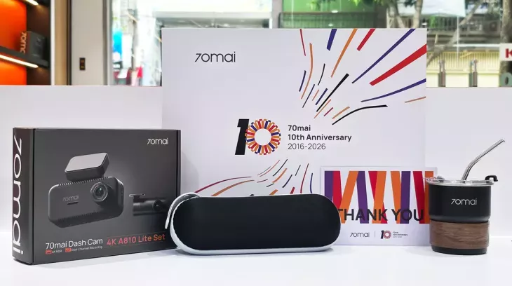 70mai kỷ niệm 10 năm thành lập, ra mắt A810 Lite và chuỗi hoạt động tri ân