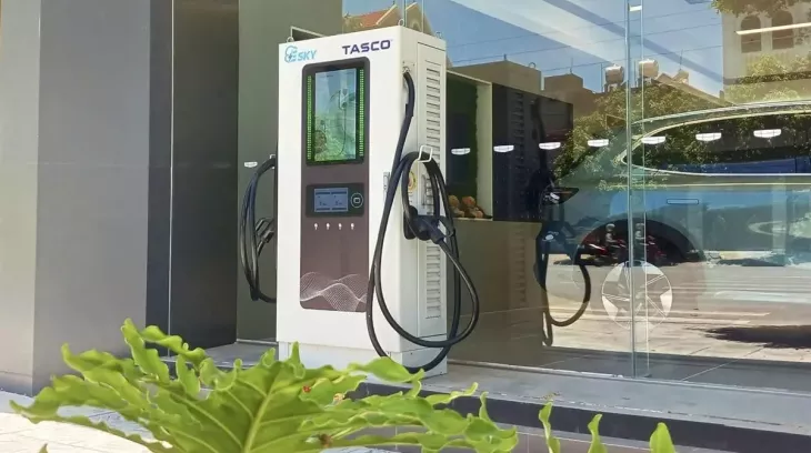 Chỉ trong hơn 1 tháng, Tasco đã phủ khoảng 50% mạng lưới trạm sạc đa thương hiệu tại Việt Nam