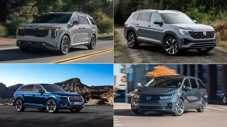 7 mẫu xe gia đình có thể lắp 3 ghế trẻ em trên một hàng ghế