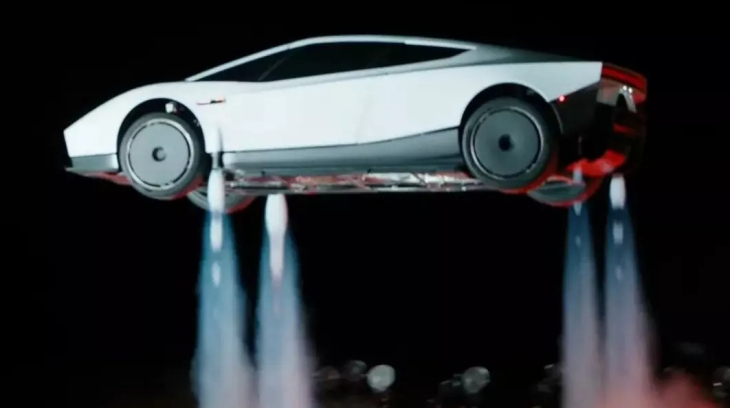 Tesla Roadster bay và lộn nhào trên không tại sự kiện ra mắt,  tăng tốc từ 0-96 km/h trong 0,81 giây
