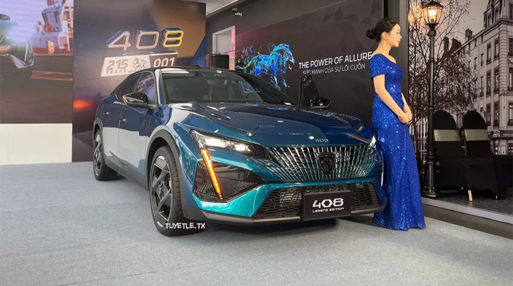 Ngắm hình ảnh thực tế của Peugeot 408 phiên bản giới hạn Legend Edition mới ra mắt Việt Nam