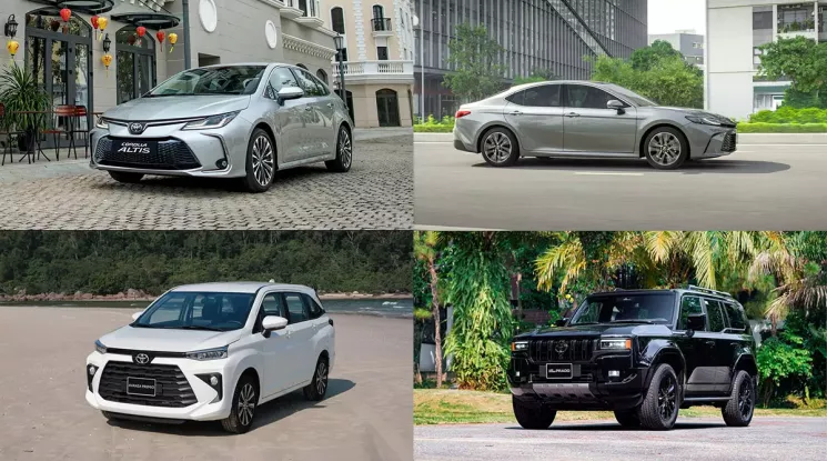 10 ô tô bán kém nhất Việt Nam tháng 1/2026: Xe Toyota chiếm một nửa