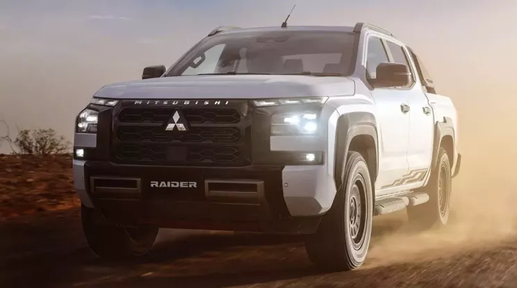 Vén màn Mitsubishi Triton Raider với thiết kế hầm hố hơn, hệ thống treo mới, cạnh tranh Ford Ranger Tremor