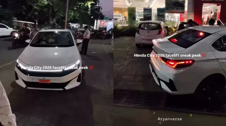 Honda City phiên bản mới xuất hiện tại đại lý trước khi ra mắt trong tuần này