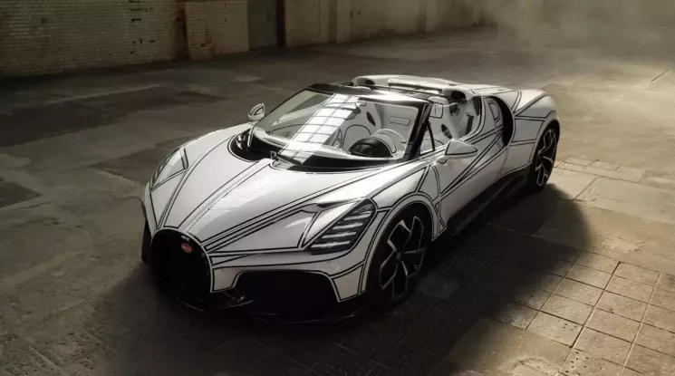Bugatti W16 Mistral Blanc Éternel - siêu xe có một không hai với hàng loạt chi tiết bằng sứ cao cấp