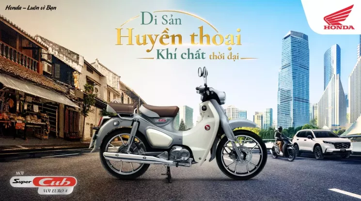 Honda Super Cub mới ra mắt tại Việt Nam, có Smart Key, giá từ 89 triệu đồng
