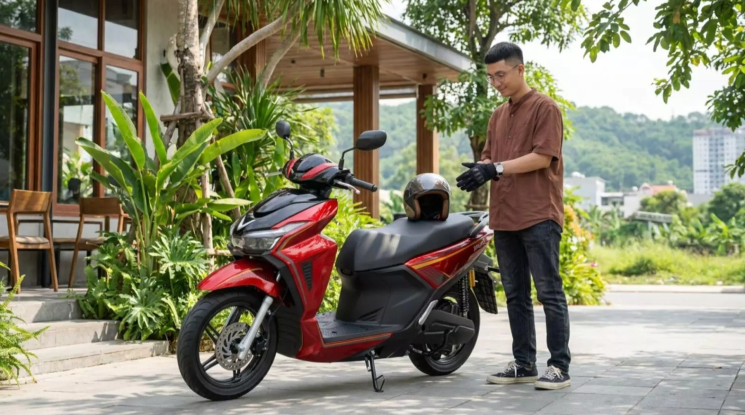 Phạm vi 145 km, cốp 22 lít: VinFast Kinet hợp những chuyến đi ngắn cuối tuần